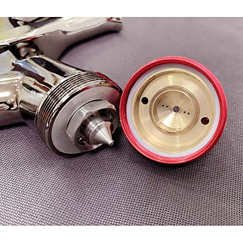 HIUHIU R500 LVLP Car Paint Spray Gun 1.3mm Nozzle, with Air Regulator and Oil-Water Separator,LVLP Automotive Air Spray Gun for Cars & House DIY HIUHIU