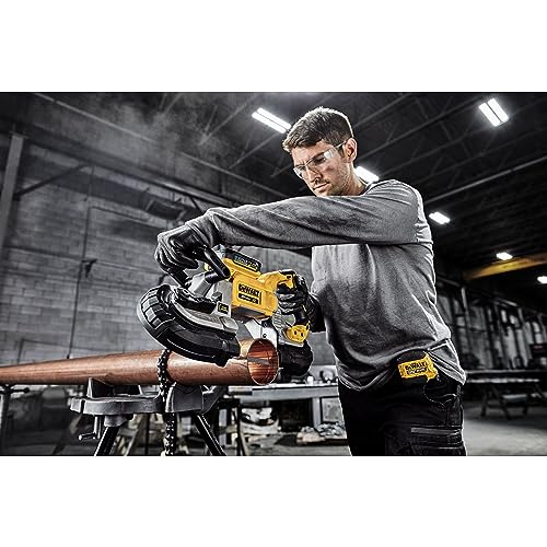 DEWALT 20V MAX Band Saw, 5" Cutting Capacity, Integrated Hang Hooks, Portable, For Deep Cuts, Bare Tool Only (DCS374B) DEWALT