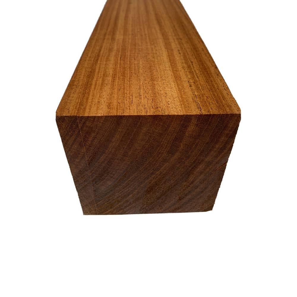 African Mahogany Wood Turning Blanks, Suitable Square Turning Blanks (1, 1.5 x 3/8 x 5) Generic