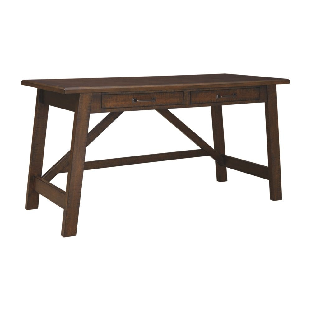 Signature Design by Ashley Baldridge Rustic Home Office Desk, Distressed Brown Signature Design by Ashley