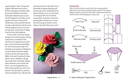 LaFosse & Alexander's Origami Flowers Kit: Lifelike Paper Flowers to Brighten Up Your Life: Kit with Origami Book, 180 Origami Papers, 20 Projects & Tuttle Publishing