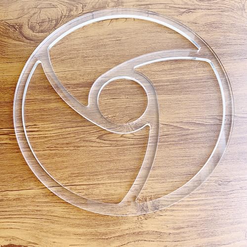 Round Spiral 4 Pockets Valet Tray Router Template, Router Jig, Woodworking Template, Craft Template Phocaea