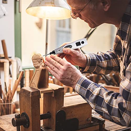 Rotary Tool Kit, Towallmark Cordless Rotary Tool 3.6V with 50 Accessories, USB Rechargeable, 3 Speed Mini Rotary Tool Multi-Purpose for Sanding, Towallmark