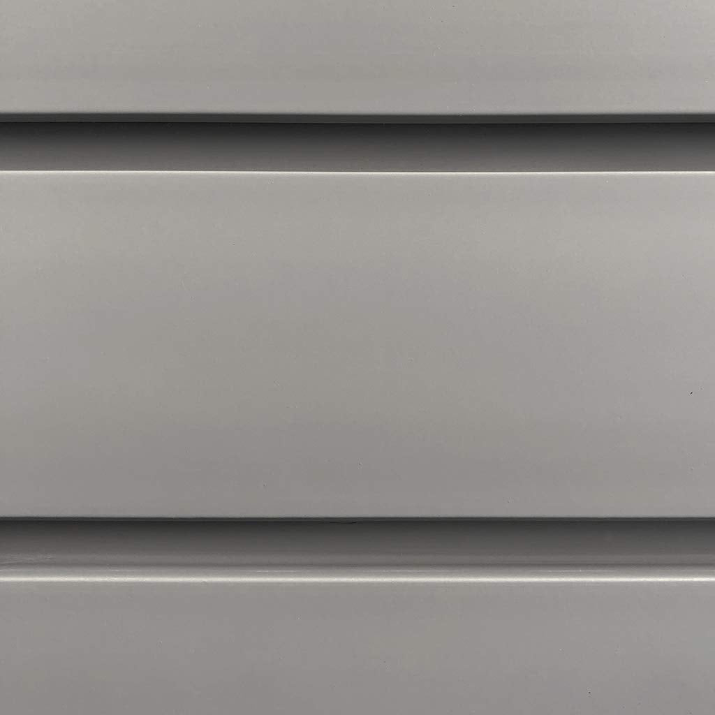 StoreWALL Heavy Duty 4' ft. Slatwall Panels (Set of 4 Panels, Covers 20 sq. ft.) (Weathered Grey Color) StoreWALL