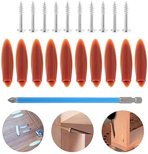 Pocket Hole Jig Dowel Drill Joinery Kit with Clip and Screwdriver Carpenters Wood Woodwork Guides Joint Angle Tool Carpentry Locator Craft DIY Auto-plaza