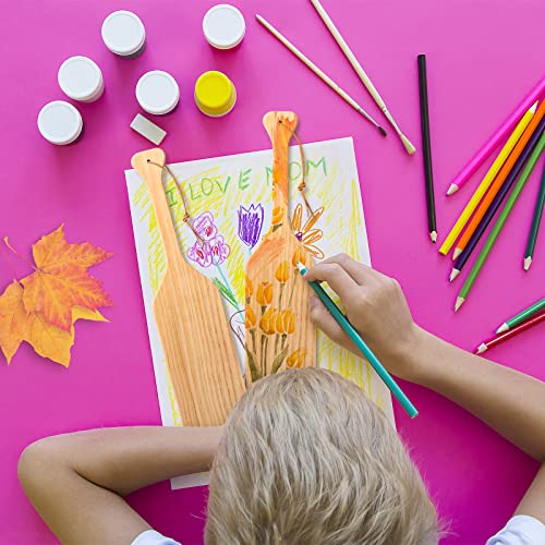 15 Inch Unfinished Wood Paddle Made of Solid Pine Wood Paddle for Christmas, Arts, Crafts, Sorority, Fraternity and Home Decoration (2 Pieces) Outus