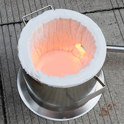 Lyrufexon Ceramic Fiber Insulation, 24"x15.7"x1" Thick, 2600F Fireproof Insulation Blanket for Wood Stove Baffle, Fireplace, Pellet Stove, Chimney, Lyrufexon