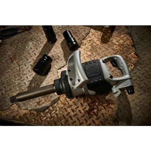 Ingersoll Rand 285B-6 1 Pneumatic Impact Wrench - Heavy Duty Torque Output, 6 Inch Extended Anvil, 1 Inch, 2 Handles, High Precision, Accessibility, Ingersoll Rand