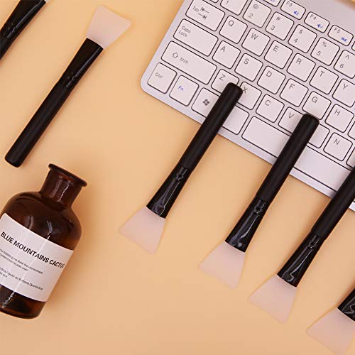 6 Pieces Magic Epoxy Brushes Silicon Epoxy Brushes Set for DIY Mixing & Spreading Epoxy Resin to Glitter Tumblers,Bling Tumbler Cup, Mug(Black) Ryhn