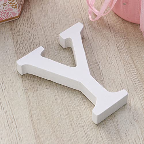 PartyKindom Hanging Wall 26 Letters Unfinished Wood Letter freestanding Letter Wood Table Sign Wooden Letters Kids Bedroom Letter Sign Standing PartyKindom