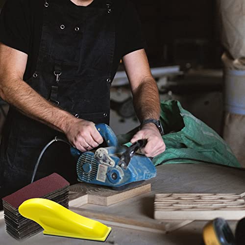 Micro Sander for Small Projects Finger Sander for Crafts with 100pcs 3.5 x 1 Inch Assorted Sandpaper of 60 120 240 400 600 800 1000 1200 1500 2000 Tongbay