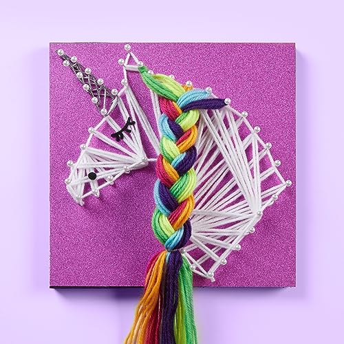 3D String Art Kit for Kids - Arts and Crafts Set for Girls & Boys - Birthday Gift Ideas Ages 8, 9, 10, 11, 12 + Age - Unicorn & Star Strings Toys Dan&Darci