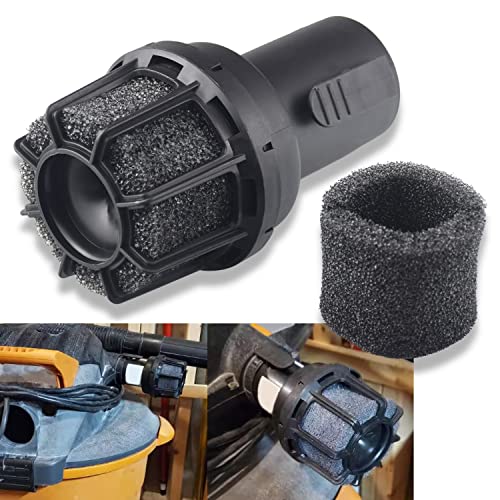 Muffler Diffuser Wet/Dry Vac Attachment (2-1/2 inch) CMXZVBE38660 Compatible with Craftsman Shop Vacuums Diffuser with Replacement Sponge XINKE