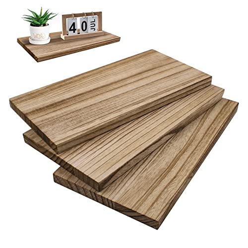Unfinished Wood Rectangles Blank Wooden Chipboard Thick Carbonized Paulownia Wood Art Boards for Wall Shelf Crafts Painting Home Decorations Door KeaJuidy