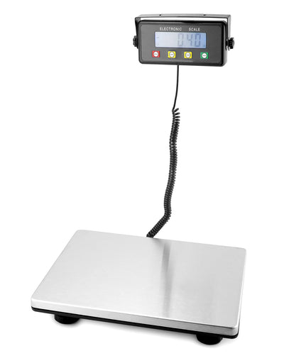 QWORK 400lb Physician Digital Scale, Shipping Scale Medical Platform Scale, Postal Scale with Hold/Auto Shutoff/Tare, Digital Postage Scale for