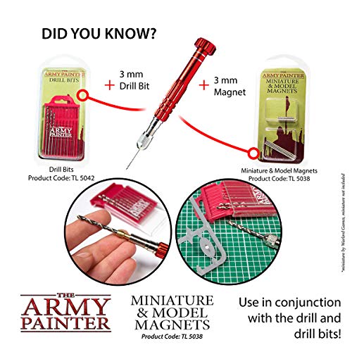 The Army Painter Miniature and Model Rare Earth Magnets - Heavy Duty Magnets Neodymium, 100 Pieces, Variety Pack (20x5mm and 80x3mm), Round Magnets, The Army Painter