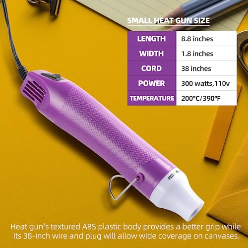 Bubble Removing Tool for Epoxy Resin and Acrylic Art, DIY Glitter Tumblers, Specially-Designed Heat Gun for Making Acrylic Resin Travel Mugs Tumblers CALPALMY