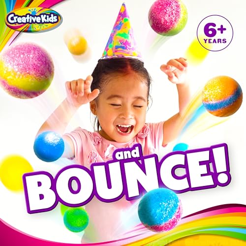 Creative Kids DIY Magic Bouncy Balls - Create Your Own Ball Maker Kit - Educational Science Experiment for Boys and Girls - 25 Multicolor Bags & 5 Creative Kids