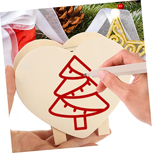 Abaodam 4pcs DIY Piggy Bank Unfinished Wood Toys to Paint Change Holder Case Coin Storage Jar Large Piggy Bank Wooden Money Bank Heart Shaped Piggy Abaodam