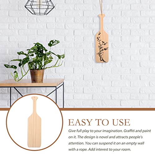 Sewroro Blank Oars Wooden Paddle Wood Boat Dazed and Confused Costume Unfinished Wooden Oar Wood Canoe Paddle Wooden Frat Paddle DIY Painting Wooden Sewroro