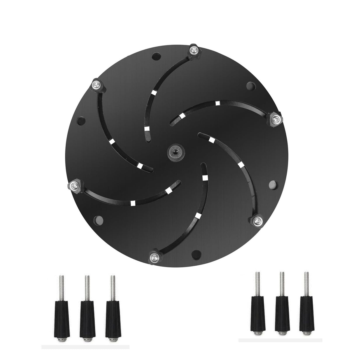 CNCTOPBAOS 12" 12 Inch Woodworking Lathe Chuck Self-Centering Centrifugal,300mm M33*3.5 Thread Longworth Chuck,Aluminum Alloy Wood Rotary Lathe Chuck CNCTOPBAOS
