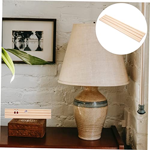 Holibanna jewelry display stand Bracelet Holder Shelves Wood Showcase Portable Earring Display Holder Merchandise Solid Organizer Unfinished Ring Holibanna