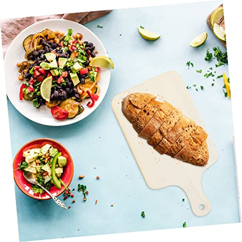 COHEALI 2pcs Diy Tray Pizza Tools Ketchup Bottles Squeeze Small Serving Board Pizza Paddle 14 Inch Unfinished Wood Paddle Unfinished Cutting Board COHEALI