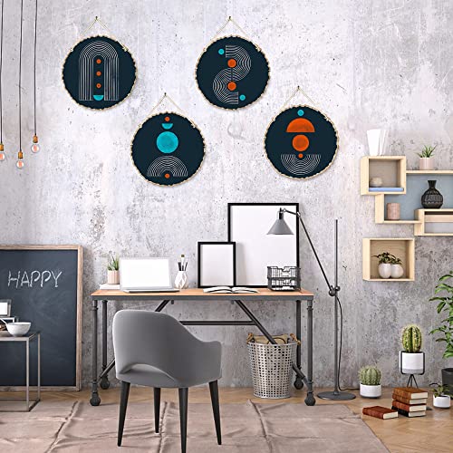 Prsildan 4 Pcs Large Natural Wood Slices, 10-11.5 Inches Unfinished Wood Centerpieces for Tables, DIY Round Wooden Circle Sign Crafts for Wedding Prsildan