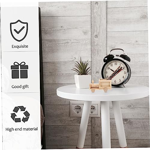 Yardenfun 2pcs Diy Train Pen Holder Unfinished Wooden Toys Mini Unfinished Wooden Train Blank Wood Car Tiny Wooden Storage Basket Unfinished Blank Yardenfun