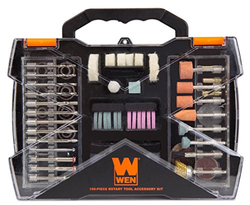 WEN 230151A 150-Piece Rotary Tool Accessory Kit with Carrying Case WEN
