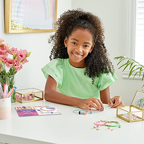 Make It Real - Ultimate Princess Royal Jewels and Gems - DIY Charm Bracelet Making Kit with Disney Princess Charms - Arts & Crafts Bead Kit for Girls Make It Real