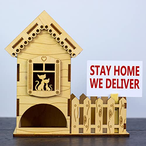 Vicenpal 24 Pcs 1/8 Inch Balsa Wood Sheets for Crafts 3 mm Thick Craft Wood Unfinished Plywood Thin Wood Sheets for Drawing Painting Engraving Laser Vicenpal