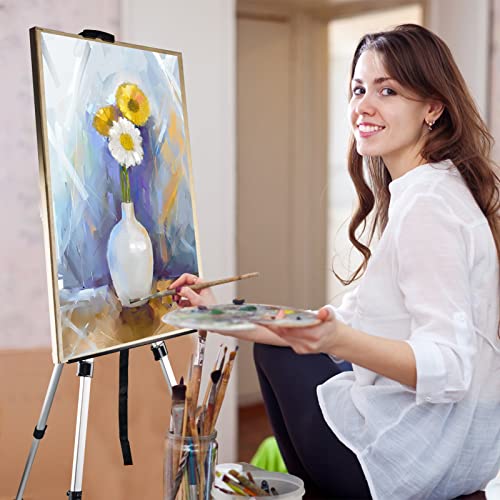 Ns Jymb Portable Artist Easel Stand, Adjustable Easel for Painting Canvases Height from 17 to 66 Inch,Carry Bag for Table-Top/Floor Didplaying and Ns Jymb