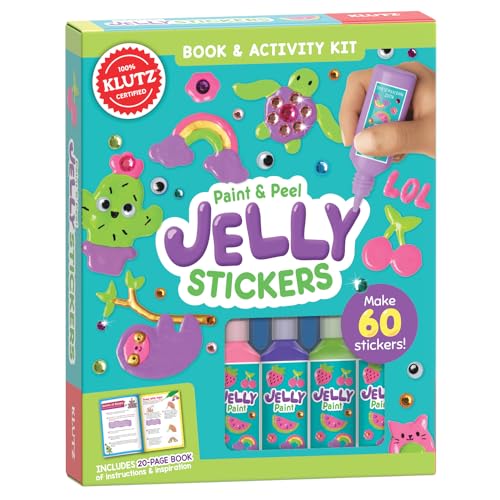 Klutz Paint & Peel Jelly Stickers Craft Kit Klutz
