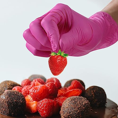 SwiftGrip Powder-Free Nitrile Gloves, Medium, 100ct Box - 3-mil, Disposable, Latex-Free, for Kitchen, Cleaning, Estheticians, Hair Stylist - SwiftGrip