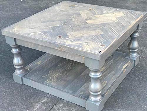 CAROLINA LEG CO. Maple Monastery Bench Legs - Replacement Coffee Table Legs - Unfinished - Set of 4 - Made in NC - Dimensions: 3.5" x 16" CAROLINA LEG CO.