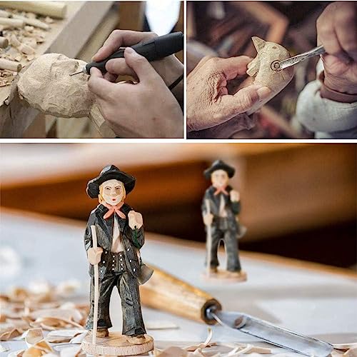 FACATH Basswood Carving Blocks 6 Pcs Whittling Wood Blocks Wood Carving Kit with 3 Different Sizes, Soft Bass Wood for Wooden Carving Easy to Use for FACATH