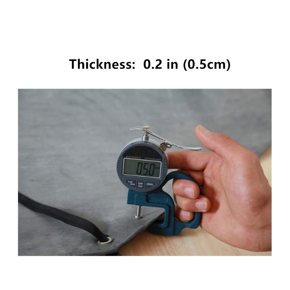 Thick Rubber Apron, 47.2 Inch x 33.5 Inch Waterproof Apron, Long Chemical Resistant Apron, Adjustable Work Aprons for DishWashing, Cleaning Fish, TonLing