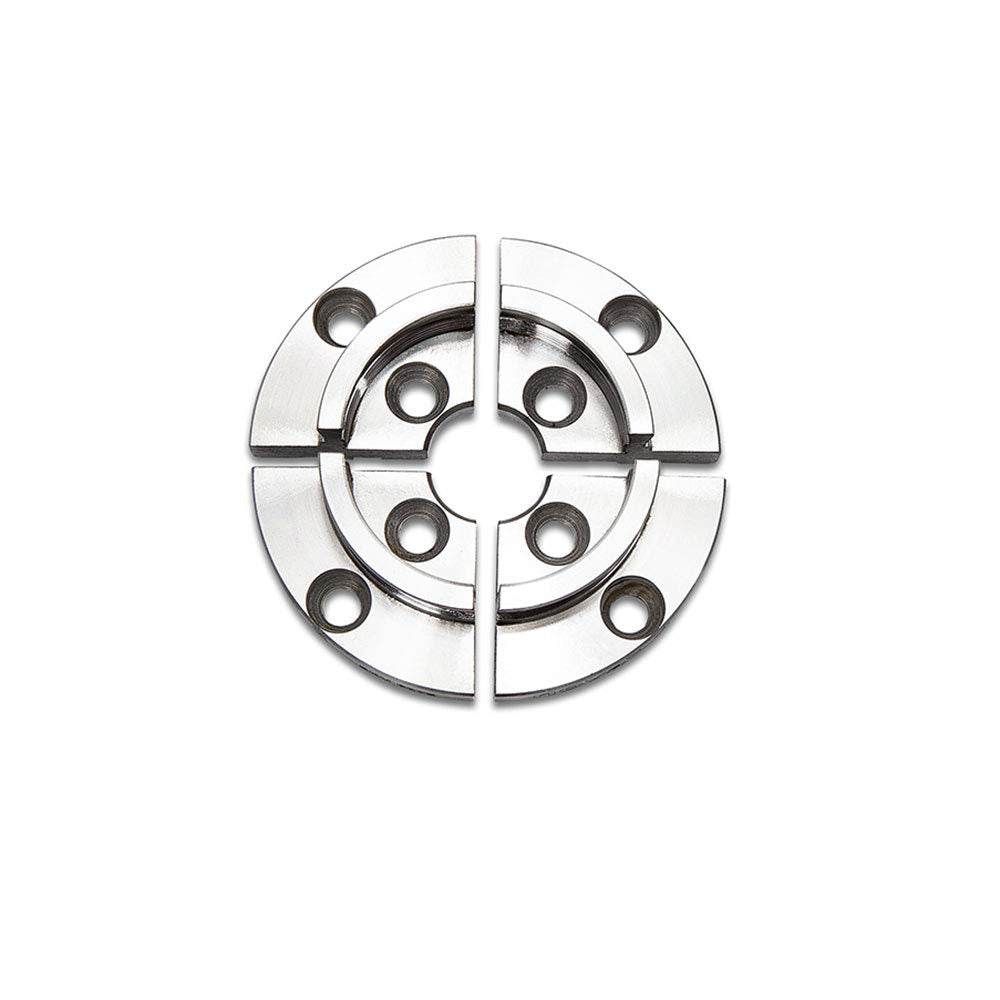 NOVA 23262 SUPERNOVA2 Insert Type Wood Turning Nickel Plated Chuck and Laser Etched Precise Jaw Set with T Bar Wrench and 6 Point Star Fasteners Nova