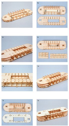 Desktop Wooden Model Kit Noah's Ark by YOUNGMODELER Young Modeler