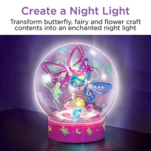 Creativity for Kids Butterfly Fairy Lights Craft Kit - Makes 1 Butterfly Night Light for Kids Creativity for Kids