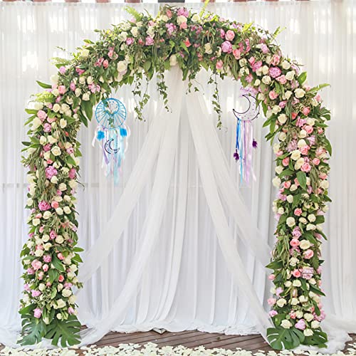 INFUNLY 2 Set Dream Catcher Kit Make Your Own Dreamcatcher for Girls DIY Instruction Included Handmade Dreamcatcher Moon Circle Star Metal INFUNLY