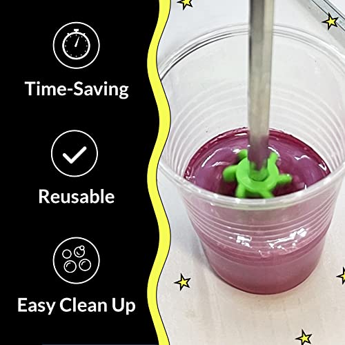 Art Resin Mixer Epoxy Mixer and Paint Mixer Drill Attachment Paint Stirrers for Drill Mud Mixer Quart or Gallon Mixing Tools Crafting Epoxy Resin HIPPIE CRAFTER