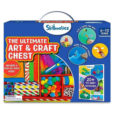 Skillmatics Ultimate Art & Craft Activity Kit, 2000+ Pieces, Art & Craft Supplies, DIY Creative Activity, Step-by-Step Guide, Gifts for Girls &