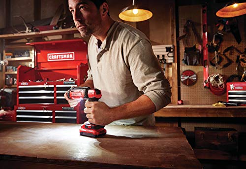 CRAFTSMAN V20 LED Work Light, Cordless Handheld, 350/700 Lumens, Bare Tool Only (CMCL050B) Craftsman