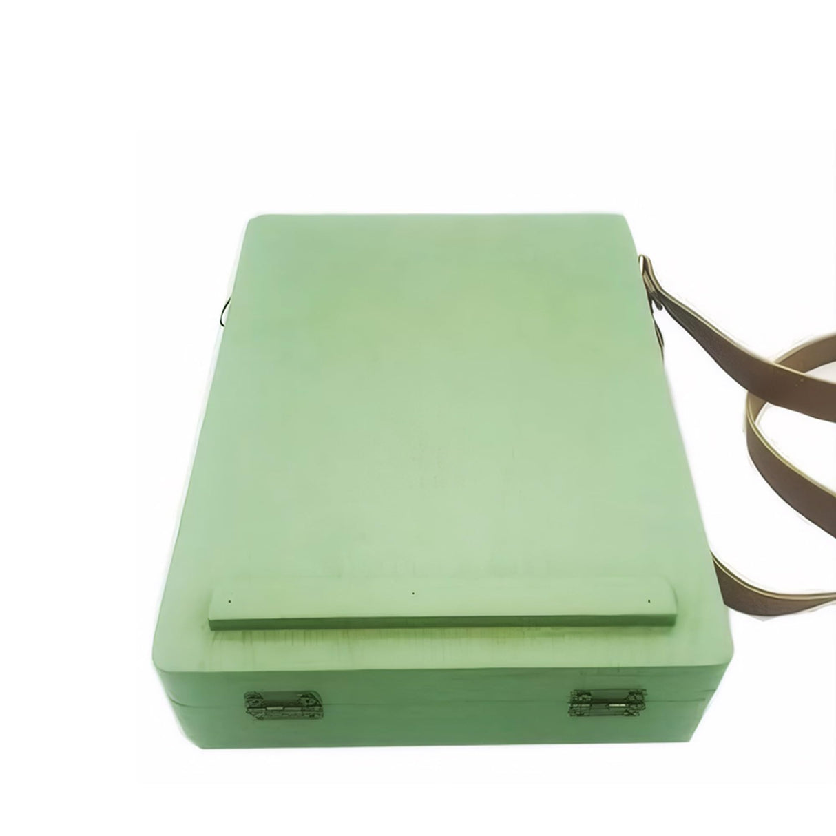 Art Easel Messenger Wood Box: Portable Travel Wooden Storage Box, Tabletop Painting Easel Art Case Bag for Painting, Drawing & Art Supplies, IULAVP