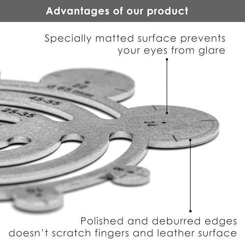 3pcs Steel French Curve Rulers Set, Metal Drafting Drawing Cutting Template for Leather Craft Projects Tool, Leather Cutting Ruler Stencil, StryiCarvingTools