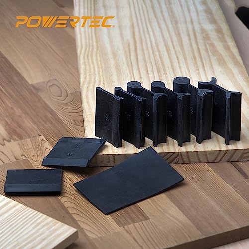 POWERTEC 71620 21-Profile Contour and Angle Sanding Grip Pack 11pc Set – Double Ended Flex Foam Sanding Pads for Woodworking POWERTEC