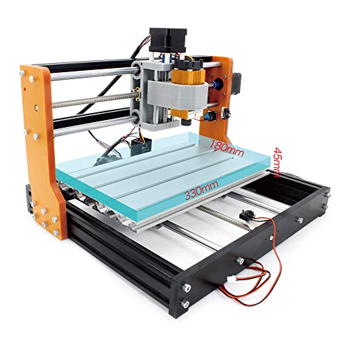 CNCTOPBAOS 3018 Pro CNC Router Kit,15000mW 15W Module,Offline GRBL Controller Limit Switches E-Stop,2 in 1 DIY Mini 3 Axis Desktop Acrylic PVC PCB CNCTOPBAOS