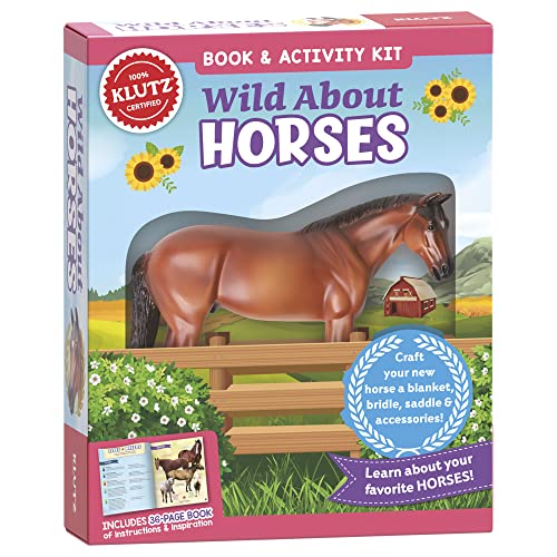 KLUTZ Wild About Horses Craft & Activity Kit Medium Klutz